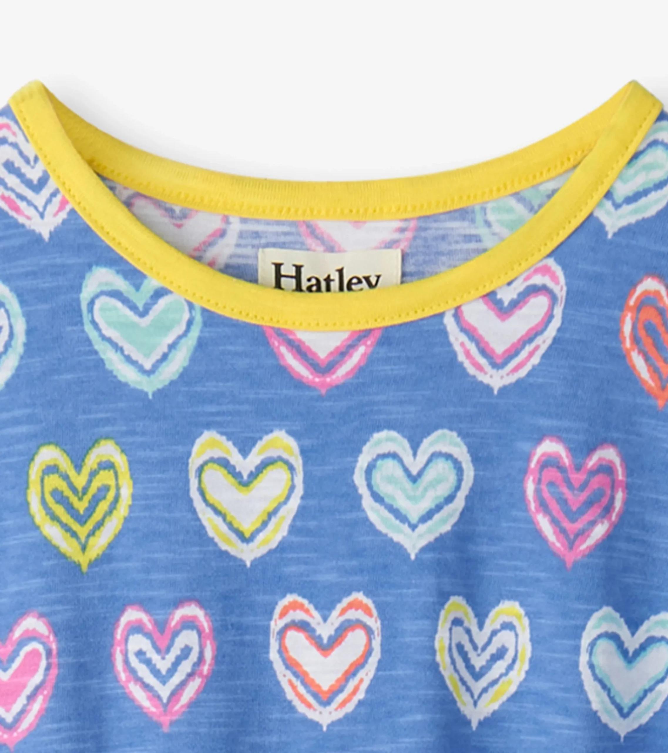 Hot Hatley Girls Shibori Hearts Relaxed Dress