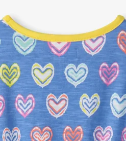 Hot Hatley Girls Shibori Hearts Relaxed Dress