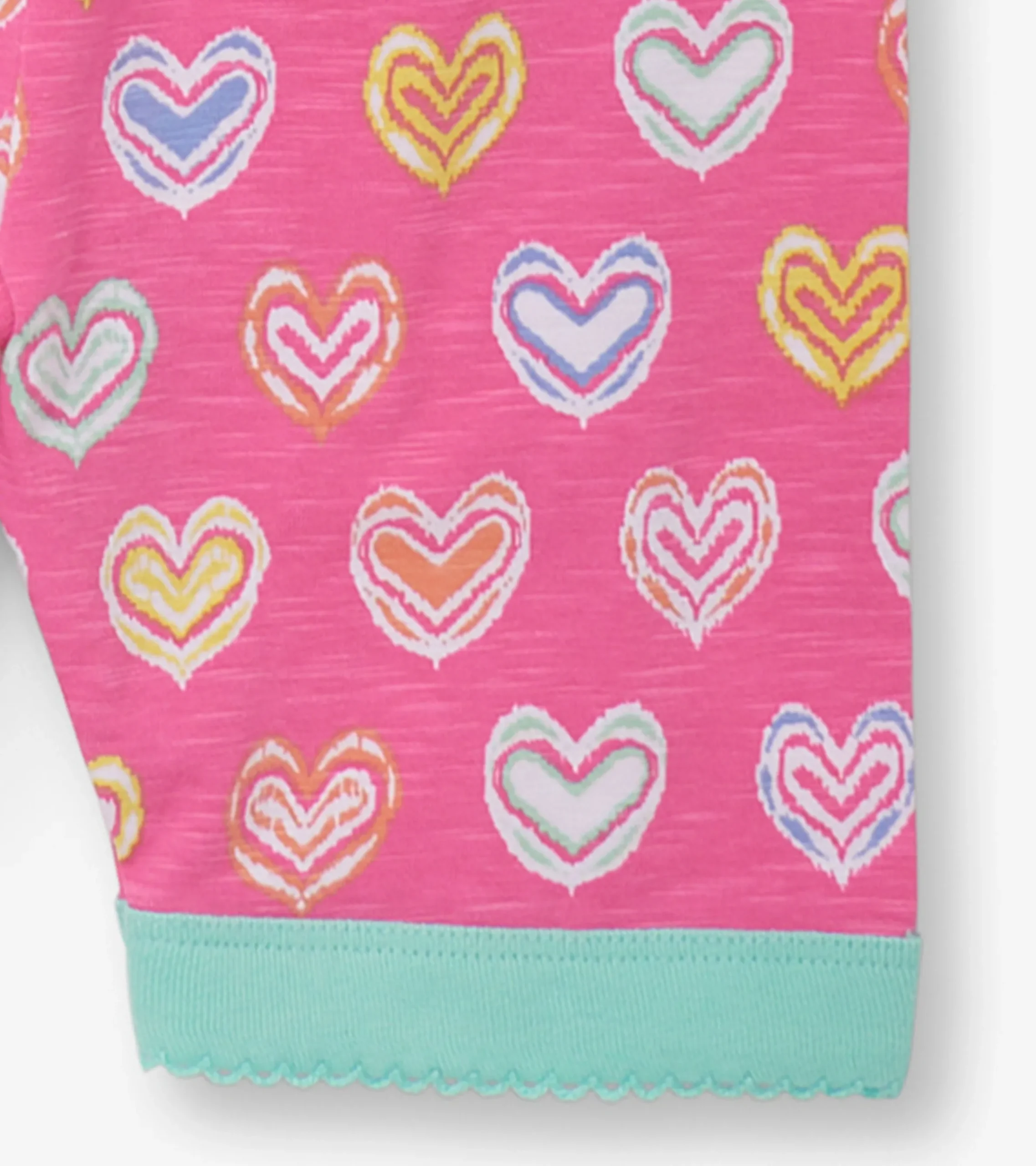 Discount Hatley Girls Shibori Hearts Short Pajama Set