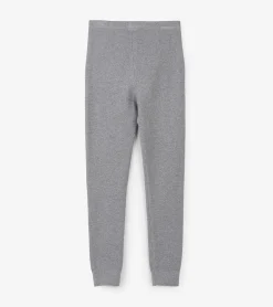 Hatley Girls Silver Shimmer Cable Knit Leggings