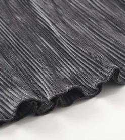 Online Hatley Girls Silver Shine Pleated Velour Skirt
