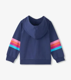 New Hatley Girls Star Girl Zip-Up Hoodie