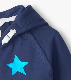 New Hatley Girls Star Girl Zip-Up Hoodie