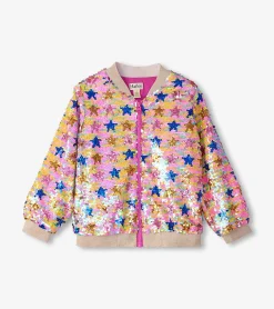 Outlet Hatley Girls Star Party Sequined Bomber Jacket
