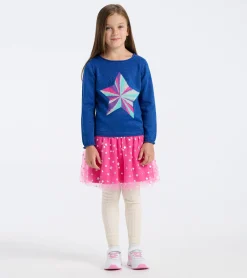 Clearance Hatley Girls Star Power Drop Waist Tulle Dress