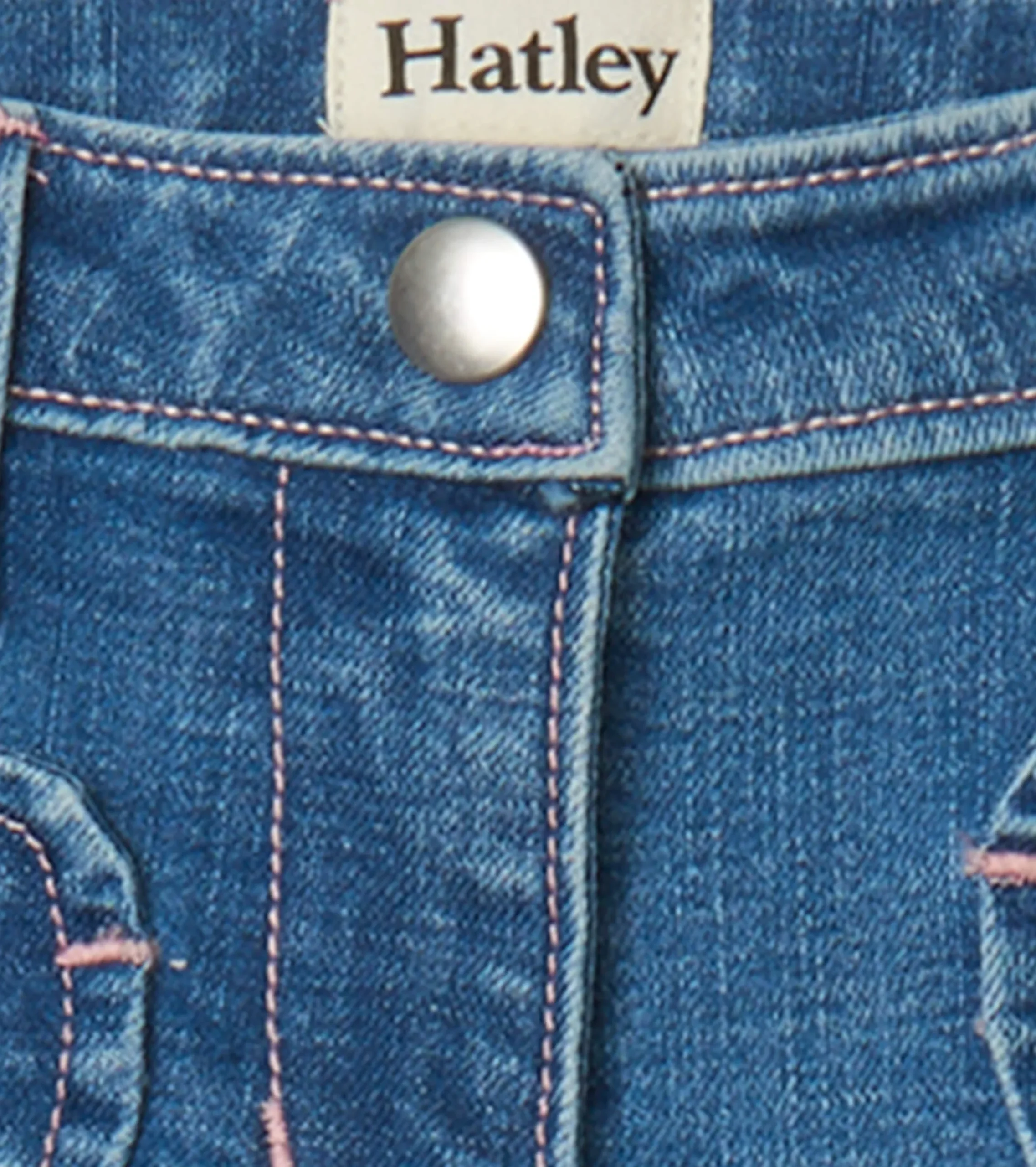 Clearance Hatley Girls Stretch Denim Wide Leg Pants