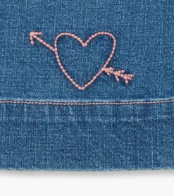 Clearance Hatley Girls Stretch Denim Wide Leg Pants