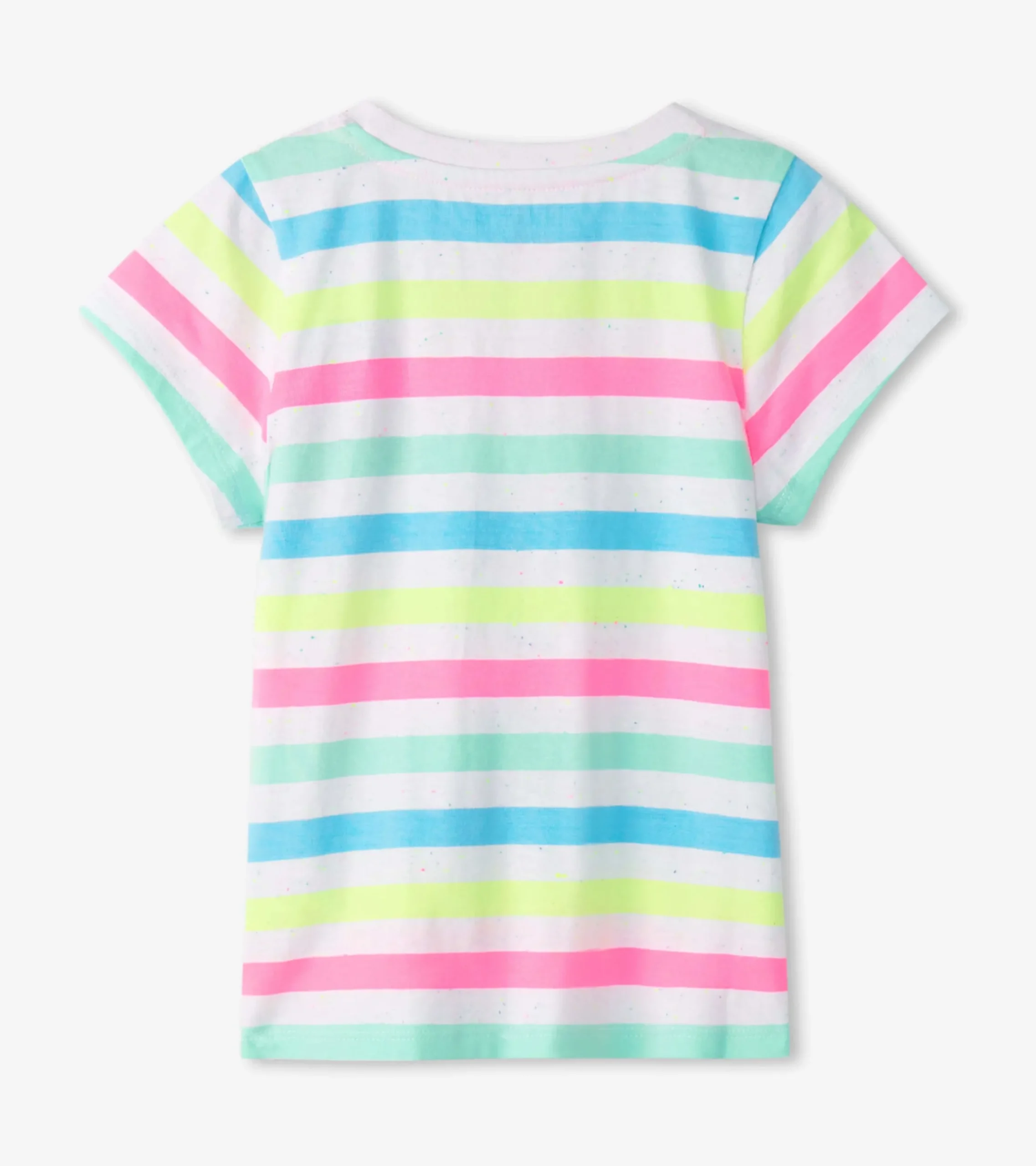 Outlet Hatley Girls Summer Sea Stripes Graphic Tee