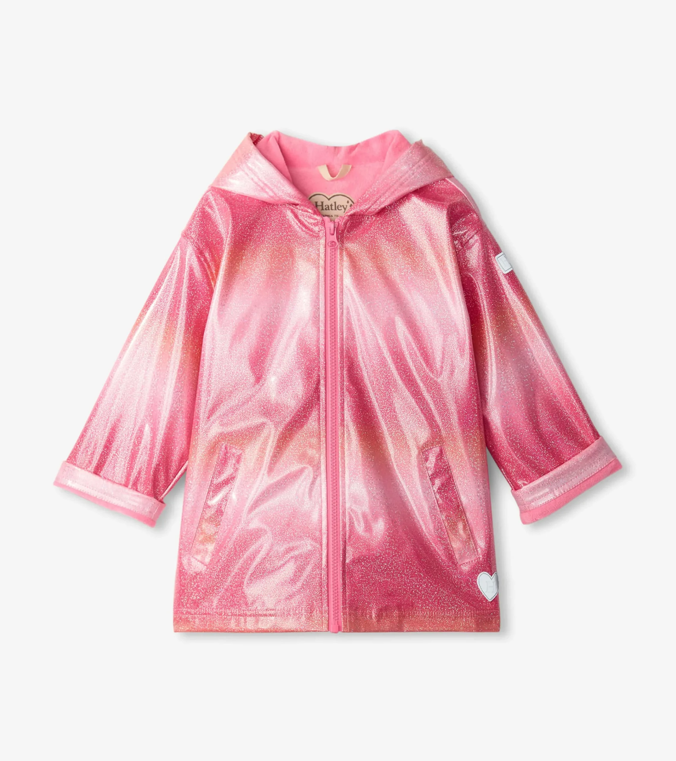 Outlet Hatley Girls Summer Zip-Up Rain Jacket