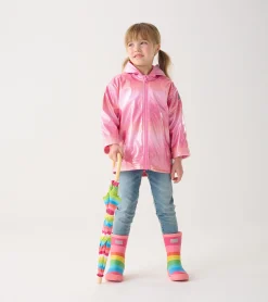 Outlet Hatley Girls Summer Zip-Up Rain Jacket