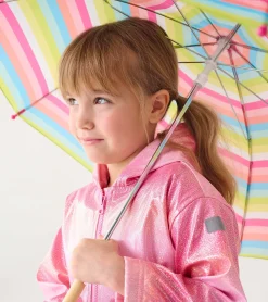 Outlet Hatley Girls Summer Zip-Up Rain Jacket