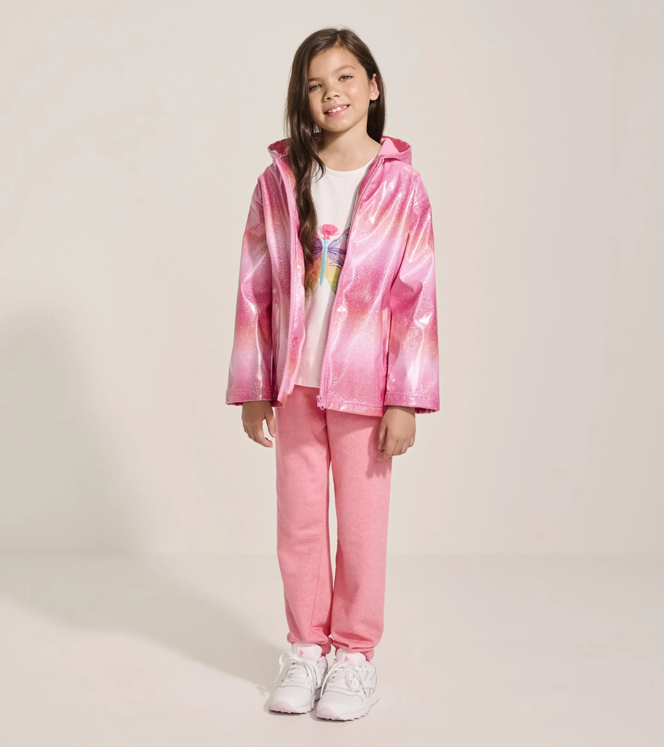 Outlet Hatley Girls Summer Zip-Up Rain Jacket