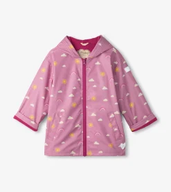 Discount Hatley Girls Sun Charms Zip-Up Rain Jacket