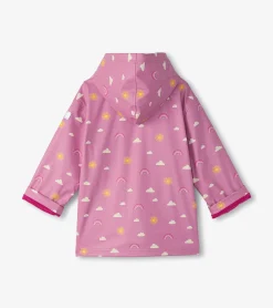 Discount Hatley Girls Sun Charms Zip-Up Rain Jacket