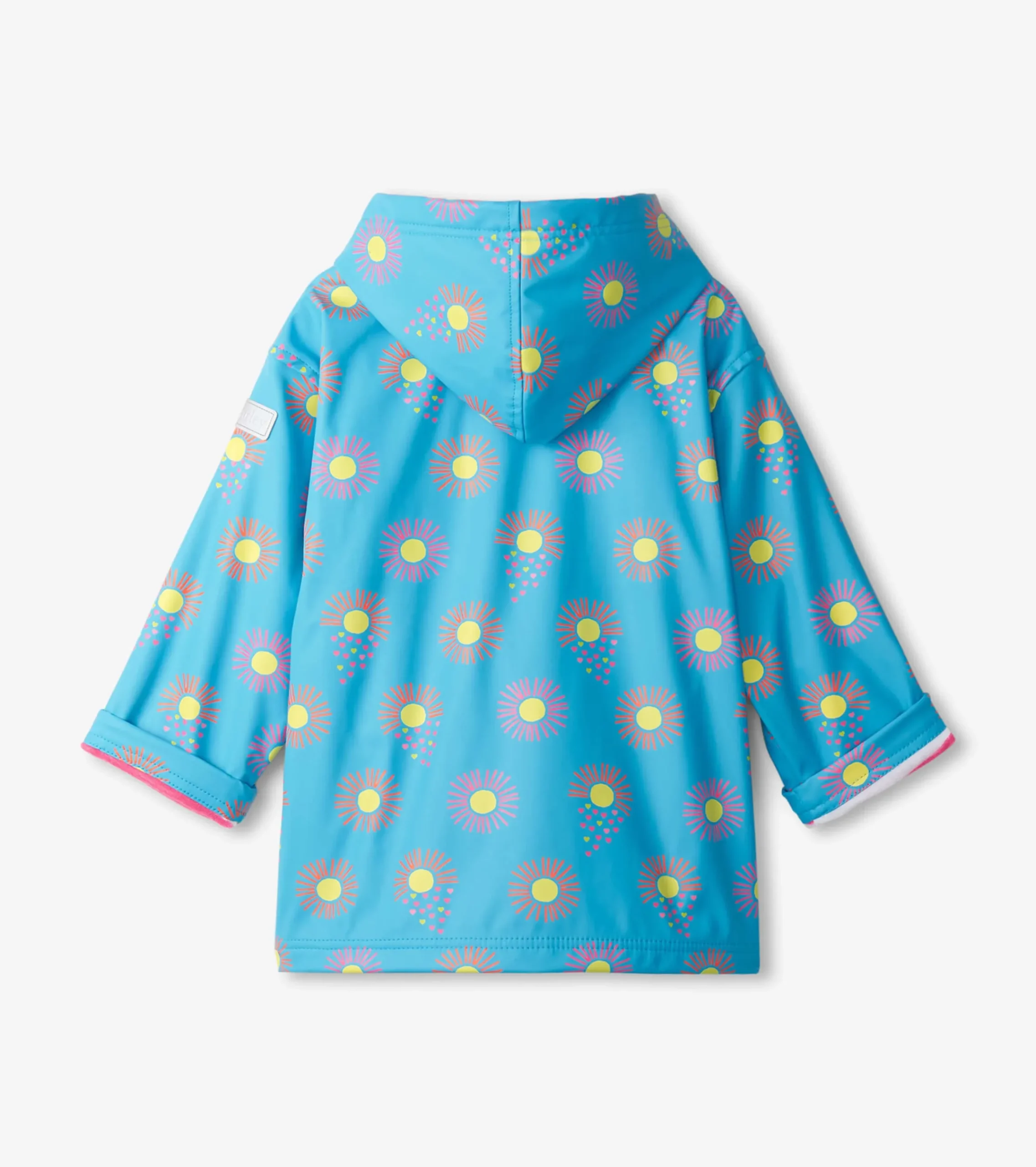 Hatley Girls Sunrays Zip-Up Rain Jacket