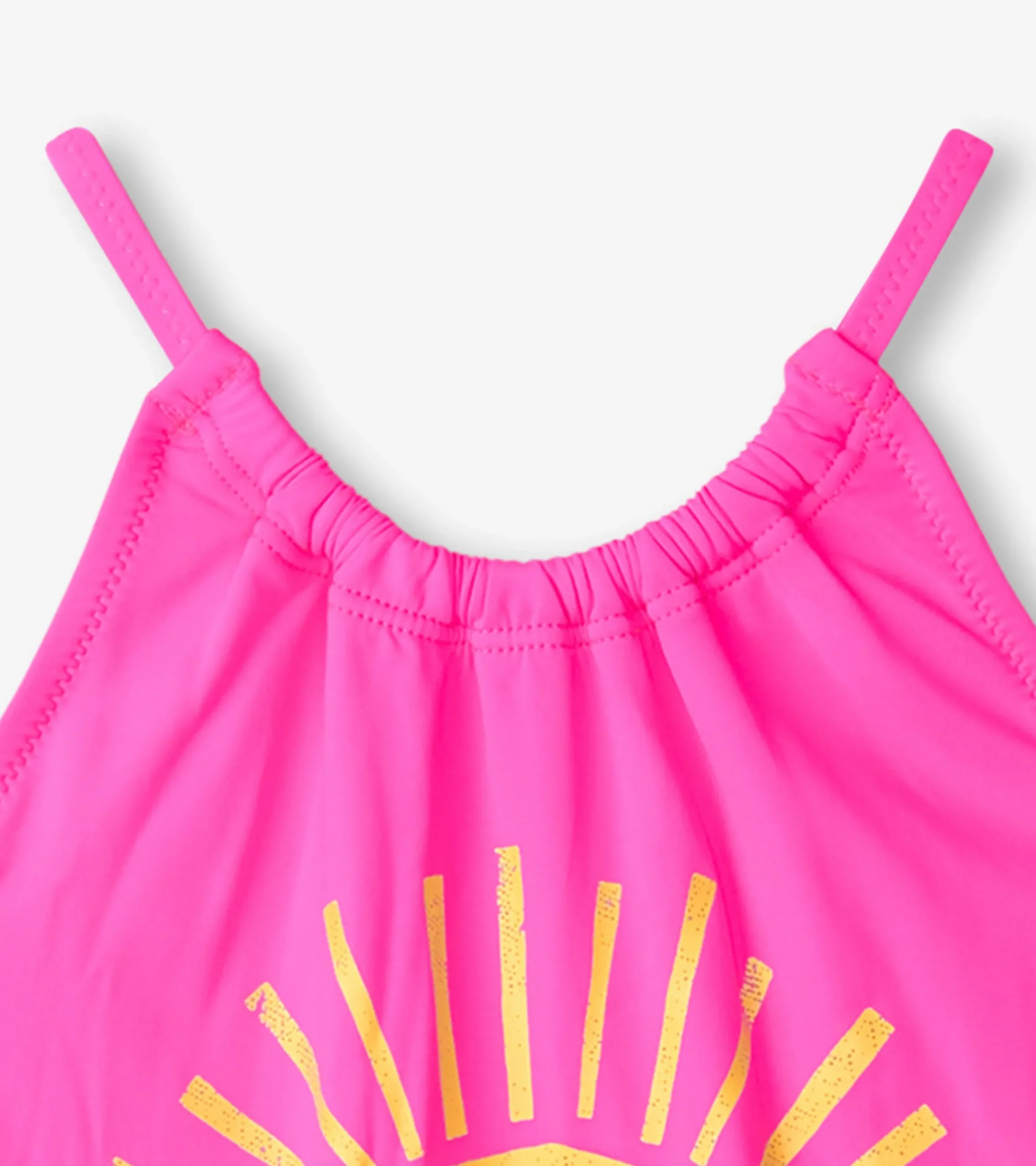 Hot Hatley Girls Sunrise Gather Gathered Swimsuit