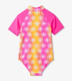Hot Hatley Girls Sunshine One-Piece Rashguard