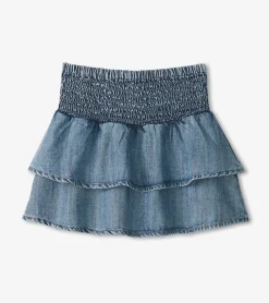 Clearance Hatley Girls Tencel Smocked Skirt