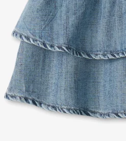 Clearance Hatley Girls Tencel Smocked Skirt