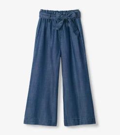 Sale Hatley Girls Tencel Textured Paperbag Pants