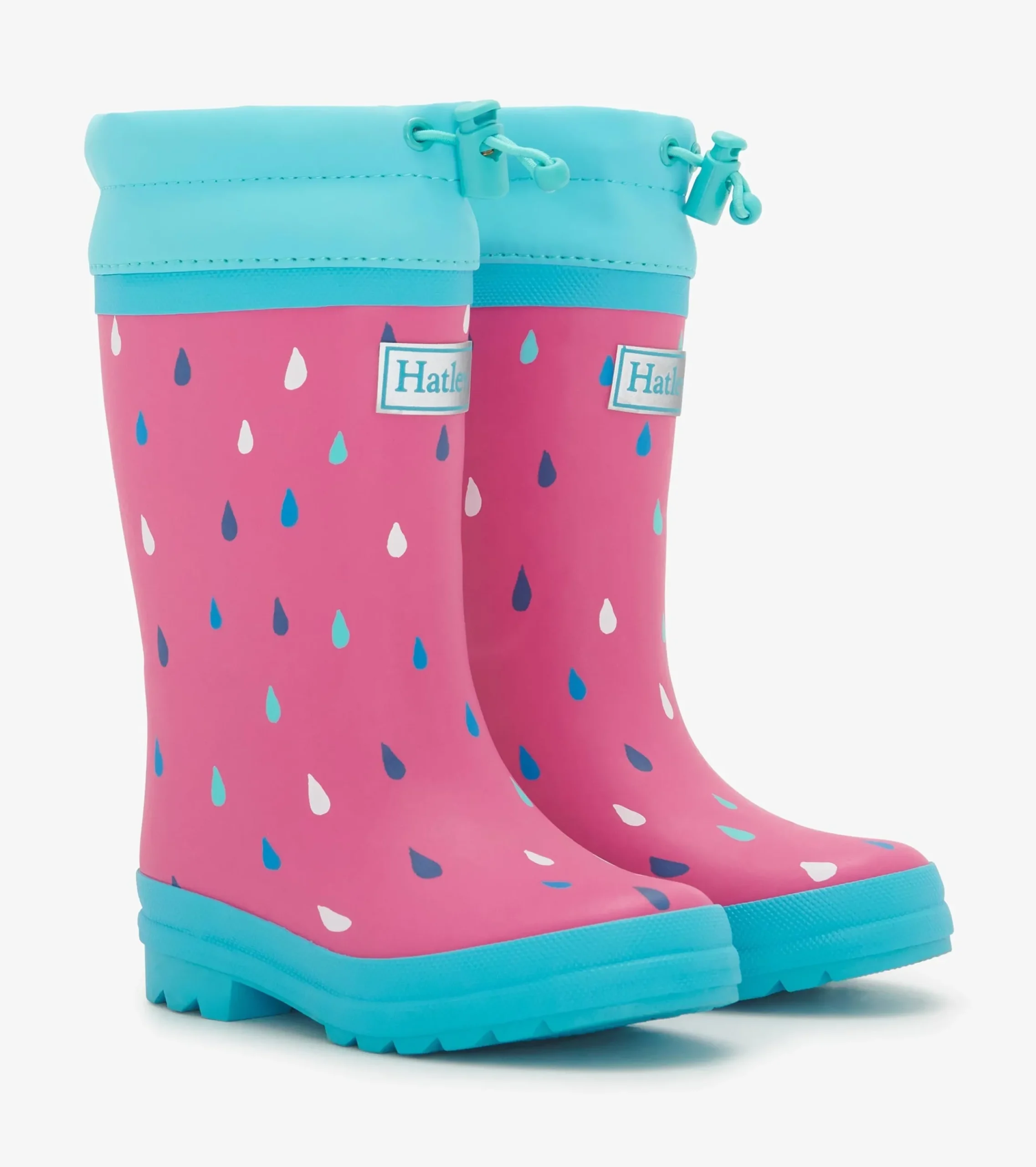Best Hatley Girls Tiny Drops Sherpa Lined Rain Boots