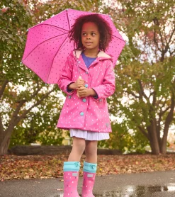 Best Hatley Girls Tiny Drops Sherpa Lined Rain Boots
