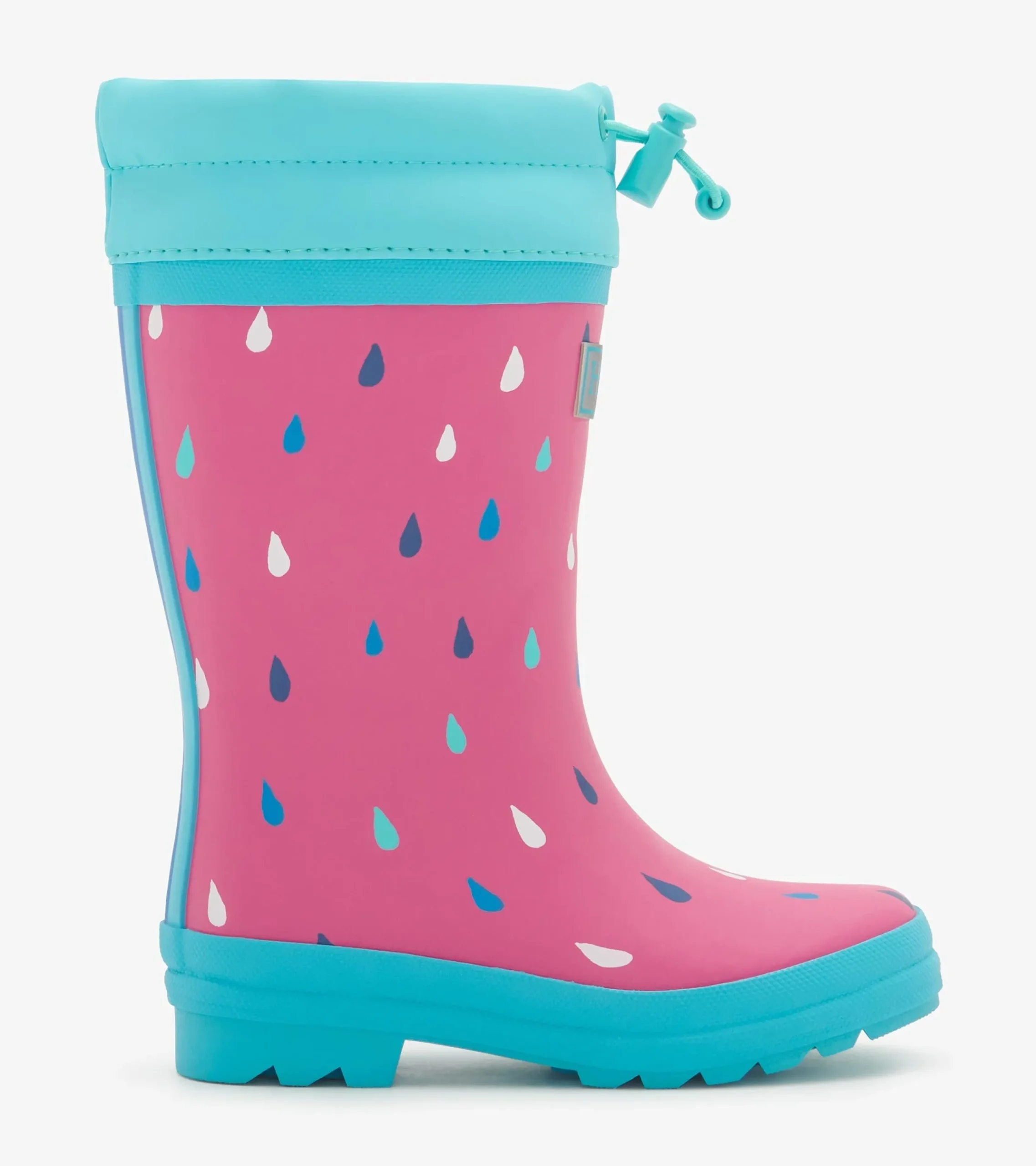 Best Hatley Girls Tiny Drops Sherpa Lined Rain Boots