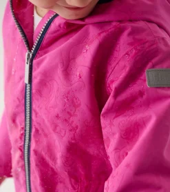 Hatley Girls Unicorn Doodle Zip-Up Lightweight Rain Jacket