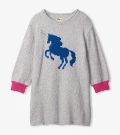 Best Hatley Girls Unicorn Sweater Dress
