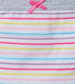 New Hatley Girls Vibrant Stripes 3 Pack Hipster Underwear