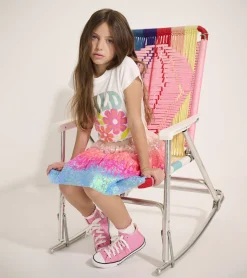Hot Hatley Girls Wild Flower Graphic Tee
