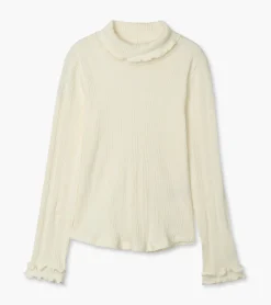 New Hatley Girls Winter Cream Turtleneck