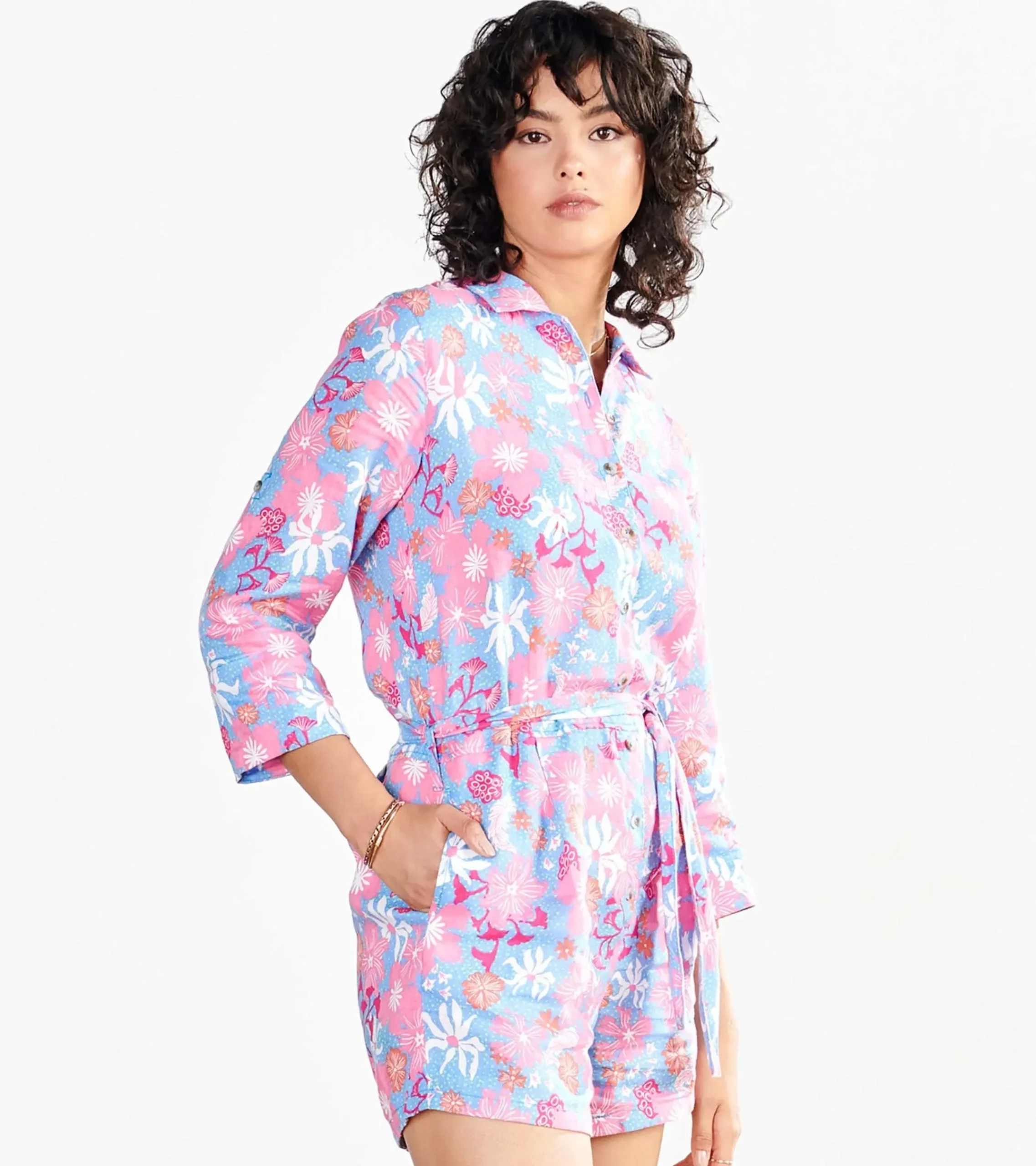 Sale Hatley Giselle Romper - Wild Flowers