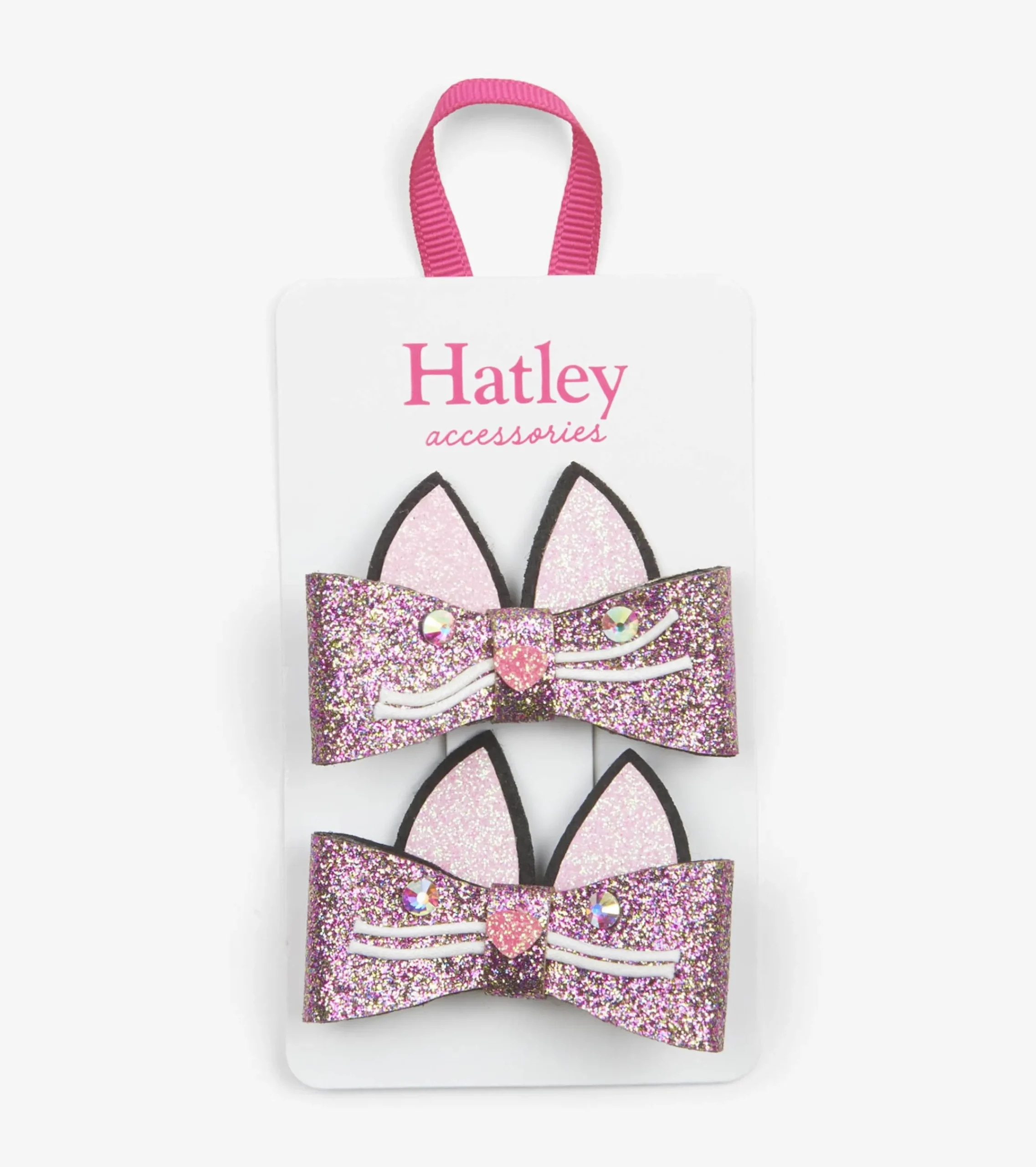 Hot Hatley Glitter Kitties Hair Clips
