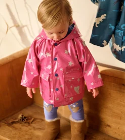 Sale Hatley Glitter Stars Baby Raincoat