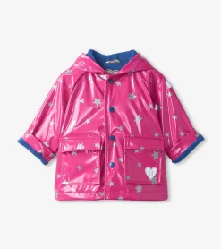 Sale Hatley Glitter Stars Baby Raincoat