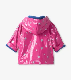 Sale Hatley Glitter Stars Baby Raincoat