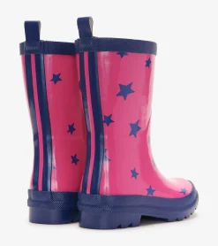 Best Hatley Glitter Stars Shiny Kids Rain Boots