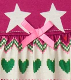 Hatley Holiday Fair Isle Long Sleeve Girls Nightgown