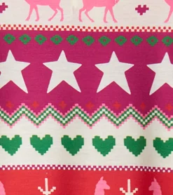 Hatley Holiday Fair Isle Long Sleeve Girls Nightgown