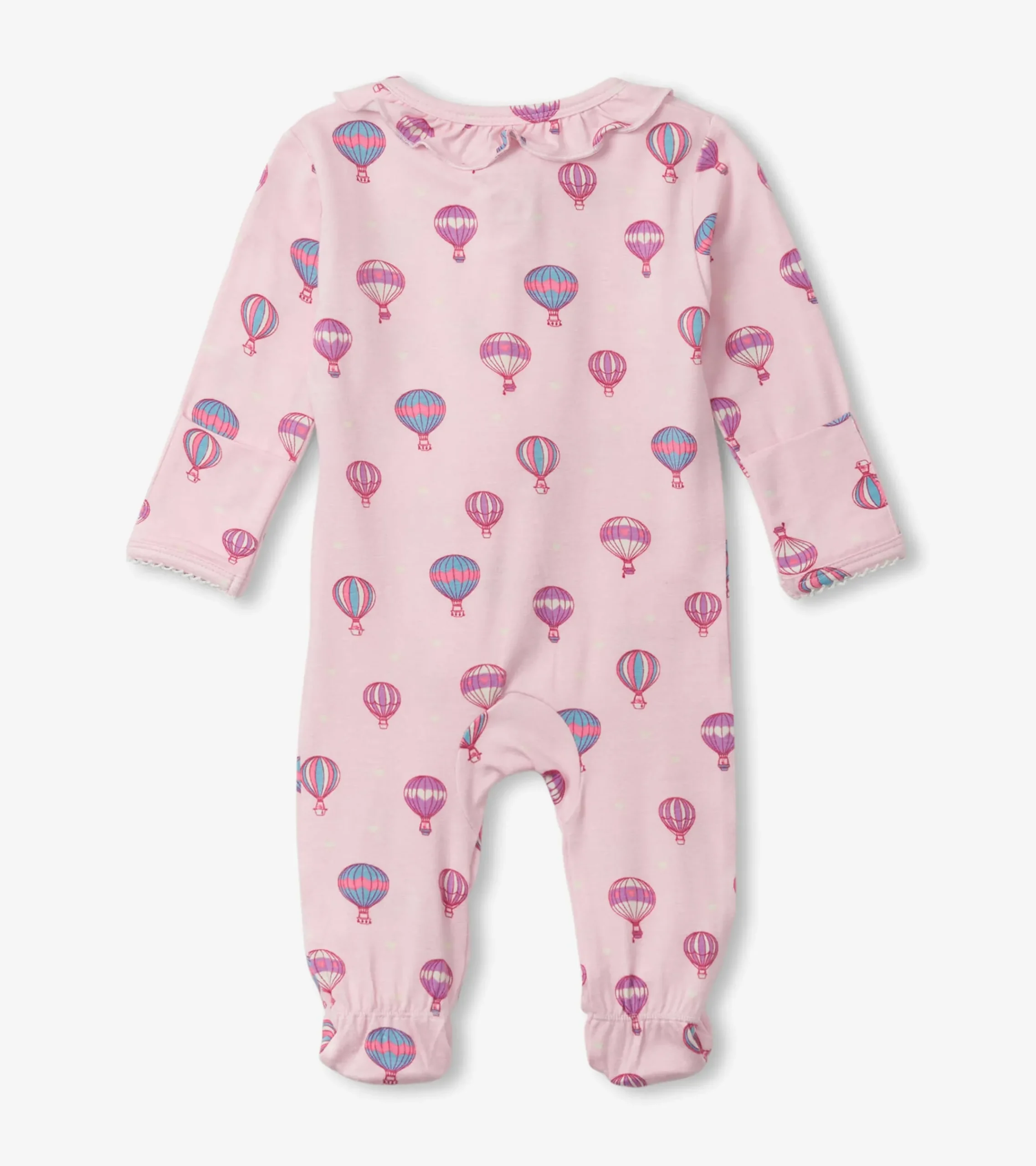 Outlet Hatley Hot Air Balloons Newborn Ruffle Footed Sleeper