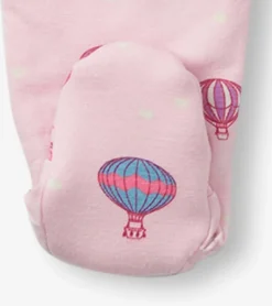 Outlet Hatley Hot Air Balloons Newborn Ruffle Footed Sleeper