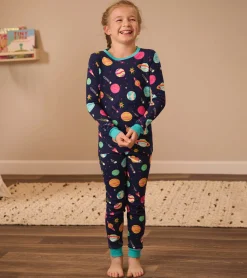 New Hatley Interstellar Kids Organic Cotton Pajama Set