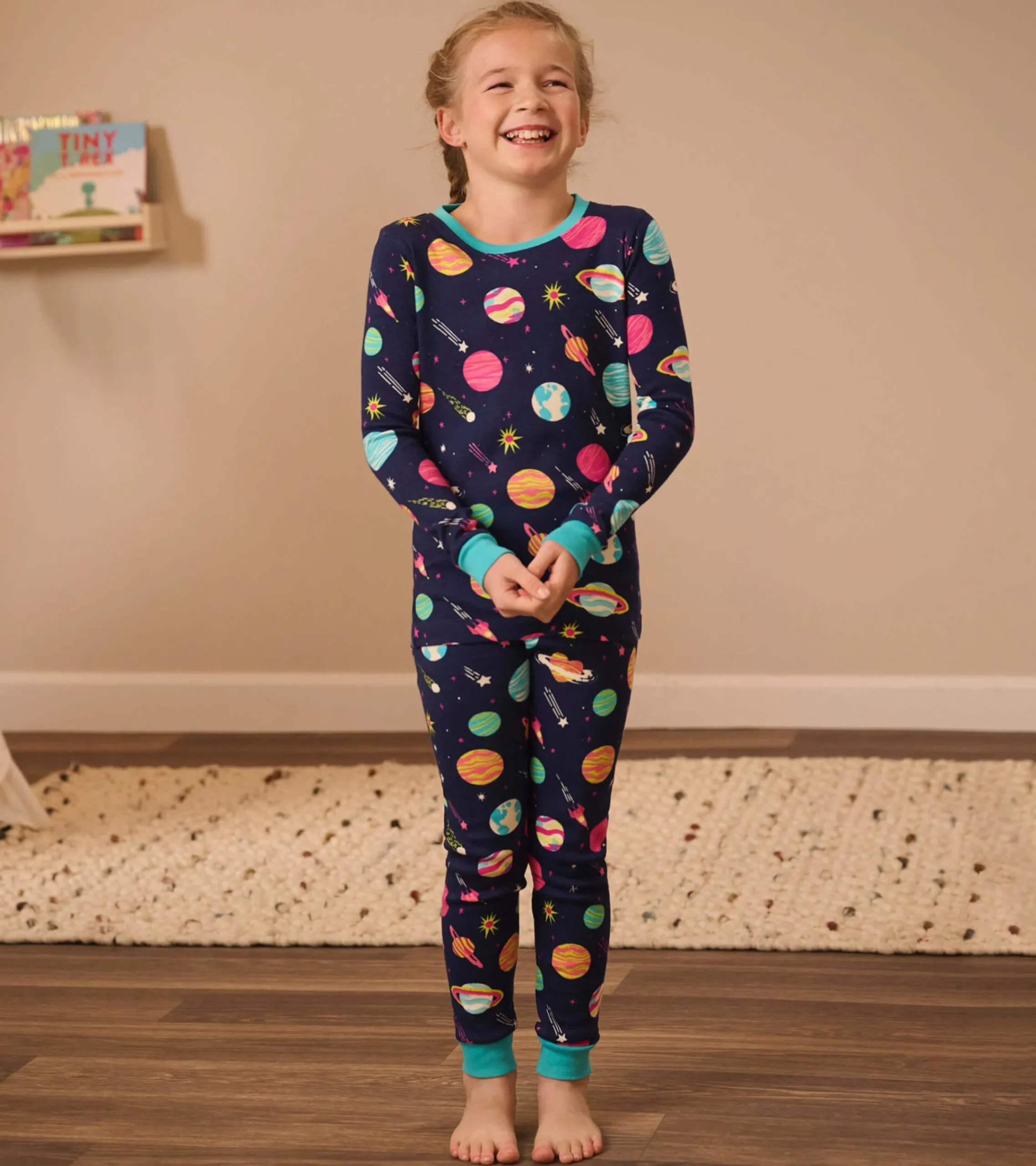 New Hatley Interstellar Kids Organic Cotton Pajama Set