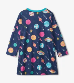 Clearance Hatley Interstellar Long Sleeve Girls Nightgown