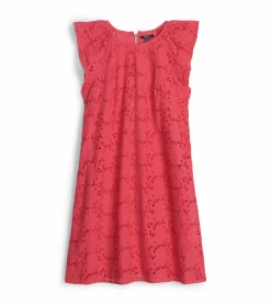 Outlet Hatley Kaia Eyelet Dress - Rouge Red