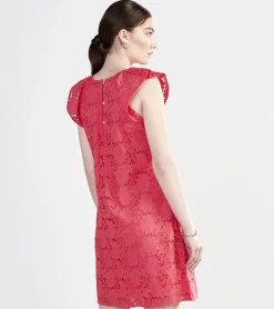 Outlet Hatley Kaia Eyelet Dress - Rouge Red