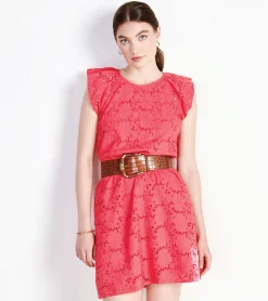 Outlet Hatley Kaia Eyelet Dress - Rouge Red