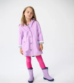 Best Hatley Kids Lilac And Navy Matte Rain Boots