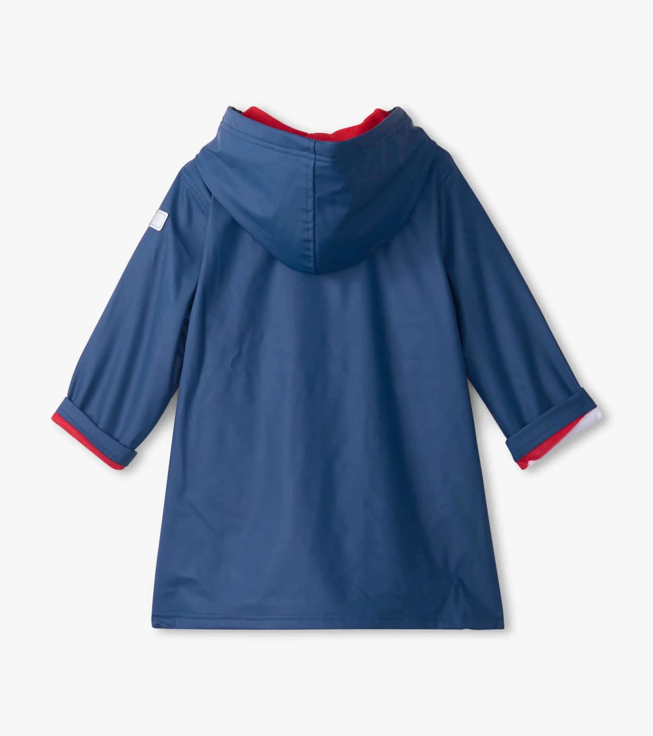 Clearance Hatley Kids Navy & Red Button-Up Rain Jacket